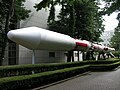 M-3SIIロケット実物大模型（ISAS/JAXA相模原キャンパス）