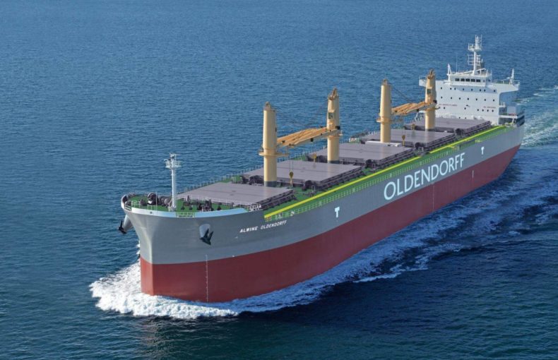 Oldendorff ship at sea